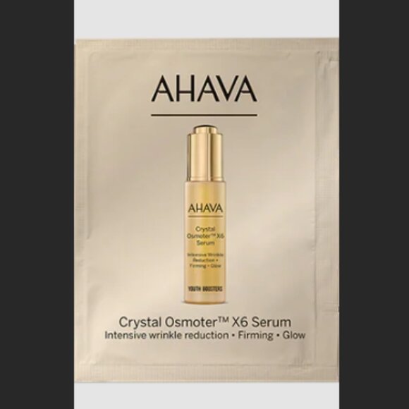 🌈4/$20 NEW Ahava Crystal Osmoter X6 Serum Sample Packette .5mL - Picture 1 of 2